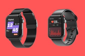 With 4.3 star rating Fitshot Crystal 1.8 inch AMOLED Display smartwatch can be given a chance for a try